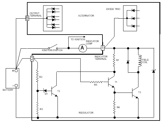 55 Gm Alternator Wiring Diagram Internal Regulator - Wiring Diagram Harness